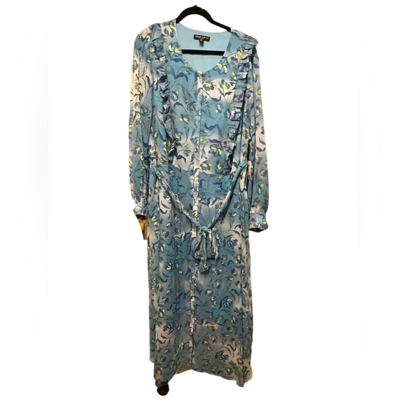 Prabal Gurung paradise blue maxi dress size 2X - Picture 5 of 16